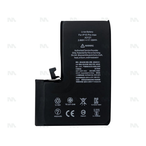 Batterie Apple iPhone 15 Pro Max avec puce TI - OEM