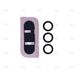 Couvercle d'objectif pour appareil photo Samsung Galaxy S21 5G G991B, rose doré