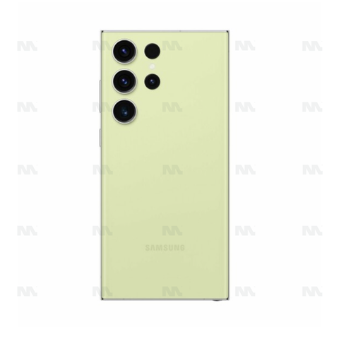 Vitre arrière pour Samsung Galaxy S23 Ultra S918B avec lentille Lime Original