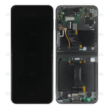 Chassis + Ecran Officiel Service Pack + Vitre pour Samsung Galaxy Z Flip5 F731B - Bleu