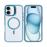 Étui Rixus Classic 03 avec MagSafe pour Apple iPhone 16 bleu clair