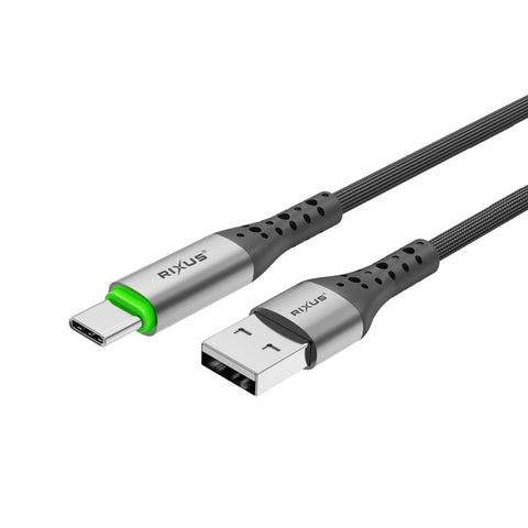 Câble USB-A vers USB-C à déconnexion automatique Rixus RXUC22AC noir