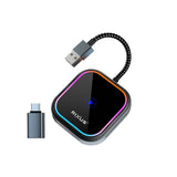 Adaptateur Carplay sans fil Rixus RXCP05 gris métallisé