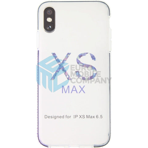 Coque de protection anti-choc TPU pour iPhone XS Max - Noir transparent