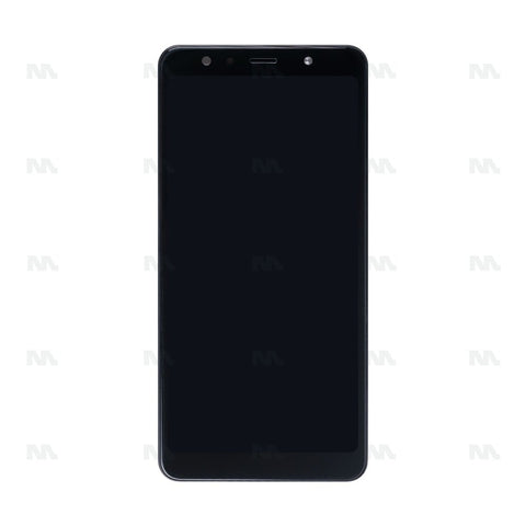 Chassis + Ecran Original OEM + Vitre pour Samsung Galaxy A7 A750F (2018) - Noir