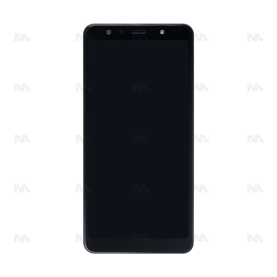 Chassis + Ecran Original OEM + Vitre pour Samsung Galaxy A7 A750F (2018) - Noir