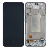 Chassis + Ecran Officiel Service Pack + Vitre pour Samsung Galaxy A36 A366B Lavender GH82-36841D