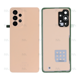 Vitre arrière pour Samsung Galaxy A33 5G A336B avec objectif – Peach – OEM