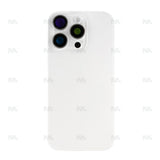 Verre supplémentaire avec NFC pour iPhone 16 Pro, cadre d'appareil photo agrandi, titane blanc