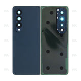 Vitre arrière Samsung Galaxy Z Fold4 5G F936B avec objectif gris-vert Original