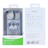 Étui Rixus Classic 03 avec MagSafe pour Apple iPhone 17 Pro Max bleu clair