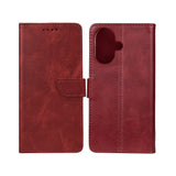 Bibliothèque Rixus pour Samsung Galaxy A07 Rouge foncé