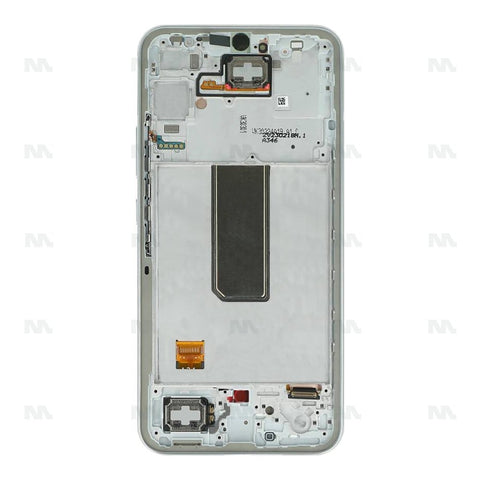 Chassis + Ecran Officiel Service Pack + Vitre pour Samsung Galaxy A34 5G A346B - Argent