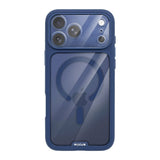 Coque Cristal Ambre Rixus Pour Apple iPhone 17 Pro Max, 18 Pro Max Bleu