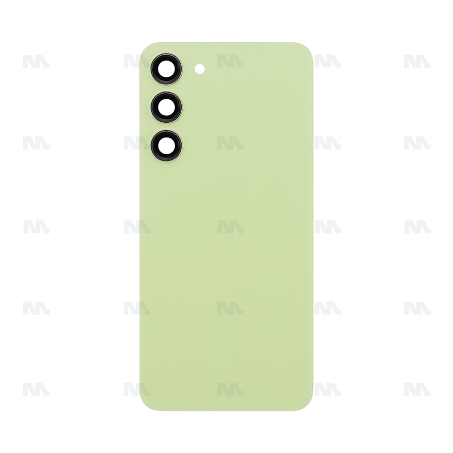 Vitre arrière pour Samsung Galaxy S23 Plus S916B avec lentille Lime OEM
