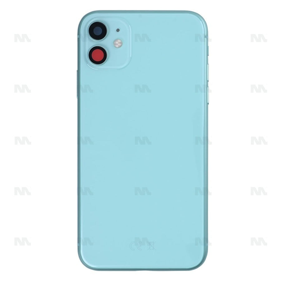 Boîtier pour Apple iPhone 11 avec petites pièces, compatible avec Green