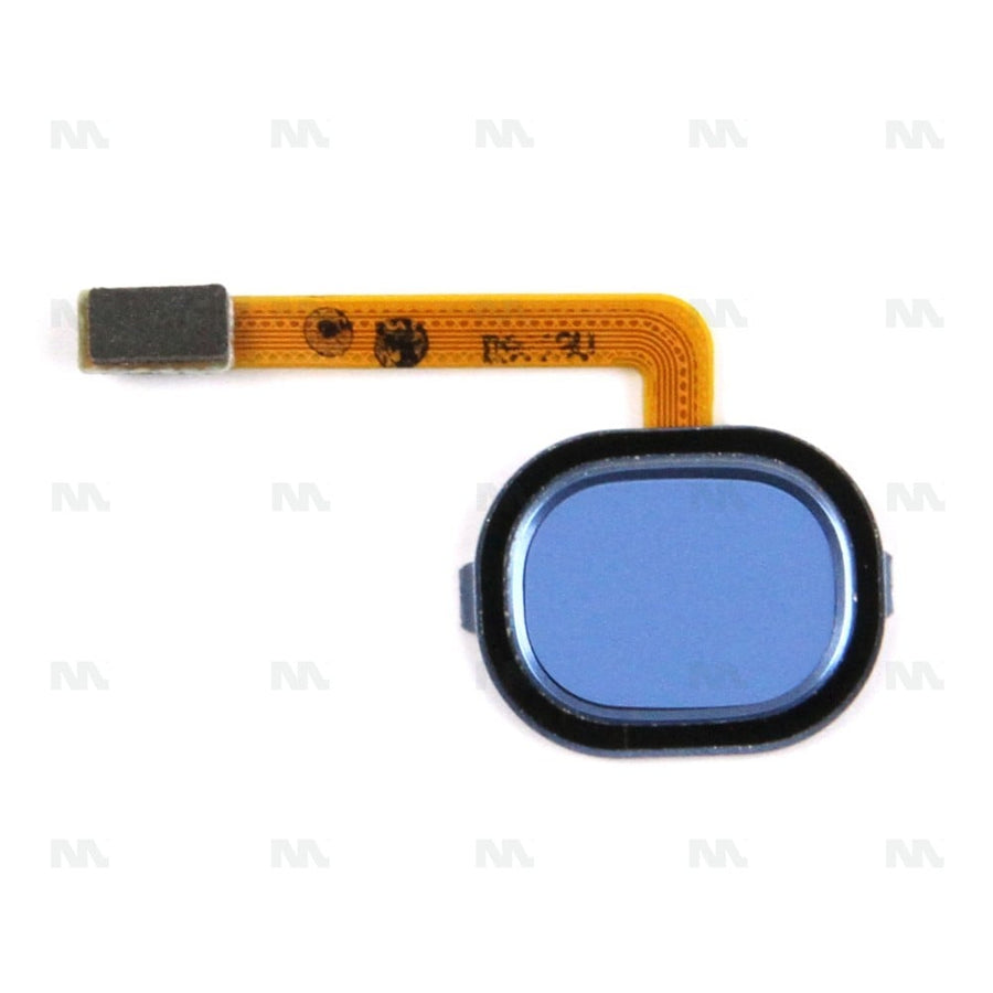 Capteur d'empreintes digitales avec bouton d'accueil bleu OEM pour Samsung Galaxy A40 A405F