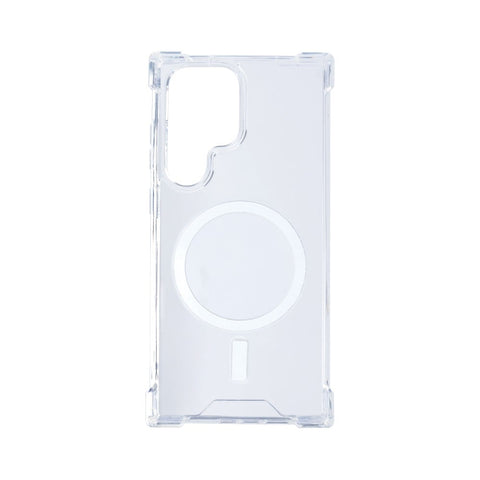 Étui anti-éclatement Rixus avec MagSafe pour Samsung Galaxy S24 Ultra transparent