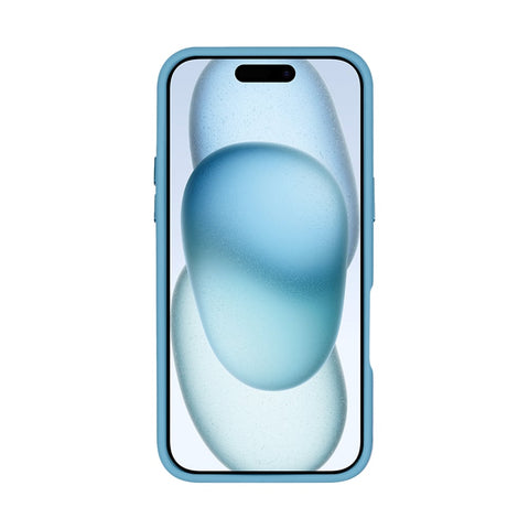Étui Rixus Classic 03 avec MagSafe pour Apple iPhone 16 Pro bleu clair
