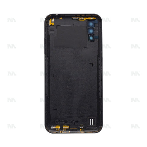 Vitre arrière pour Samsung Galaxy A01 A015F avec objectif noir OEM