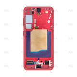 Chassis + Ecran LCD + Vitre pour Samsung Galaxy S25 S931B Red Pre - Assembled