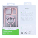 Étui Rixus Classic 03 avec MagSafe pour Apple iPhone 17 Pro Max rose clair
