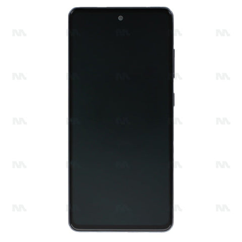 Chassis + Ecran Officiel Service Pack + Vitre pour Samsung Galaxy A52s 5G A528B - Awesome Black