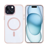 Étui Rixus Classic 04 avec MagSafe pour Apple iPhone 15 Plus rose