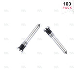 Vis inférieures argentées pour iPhone 16, 16 Plus, 16 Pro, 16 Pro Max (lot de 100)