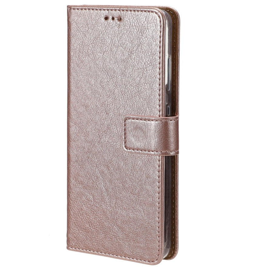 Rixus Bookcase pour Apple iPhone 13 rose