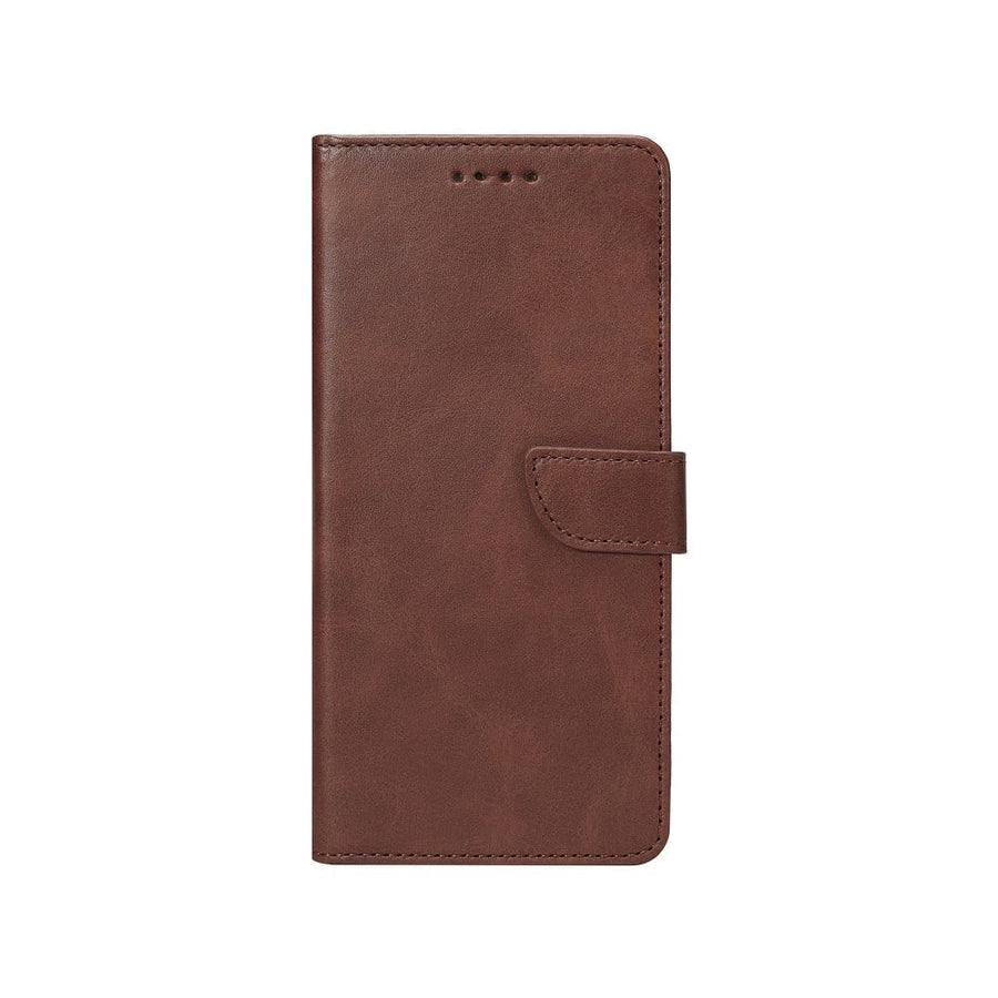 Rixus Bookcase pour Apple iPhone 17 Air Marron