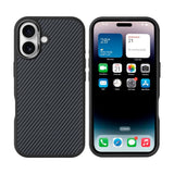 Coque Mag Carbon avec MagSafe pour Apple iPhone 16 Plus – Titanium Black