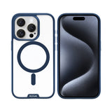 Coque Rixus Crystal Amber pour Apple iPhone 15 Pro Max - Bleu