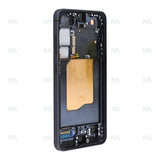 Chassis + Ecran Original Service Pack Pré-assemblé pour Samsung Galaxy S25 S931B - Bleu Noir