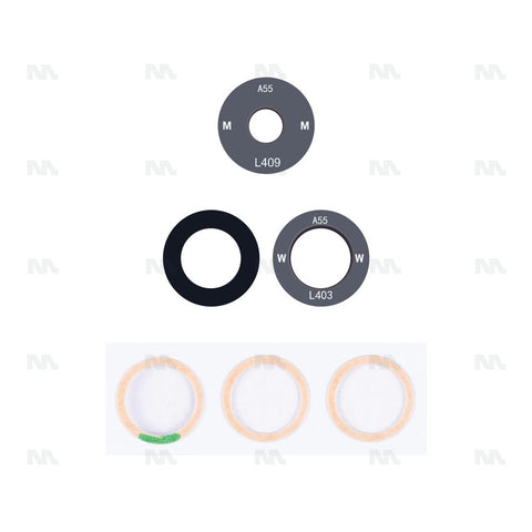 Cache objectif appareil photo pour Samsung Galaxy A55 A556B - Noir - OEM