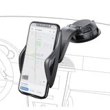 Support réglable pour smartphone Rixus RXHM15 avec ventouse, noir