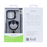 Étui Rixus Classic 03 avec MagSafe pour Apple iPhone 13 Pro Max Noir