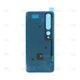 Vitre arrière pour Xiaomi Mi 10 5G sans objectif, gris crépusculaire, OEM