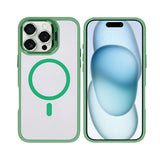 Étui Rixus Classic 03 avec MagSafe pour Apple iPhone 16 Pro Max vert clair