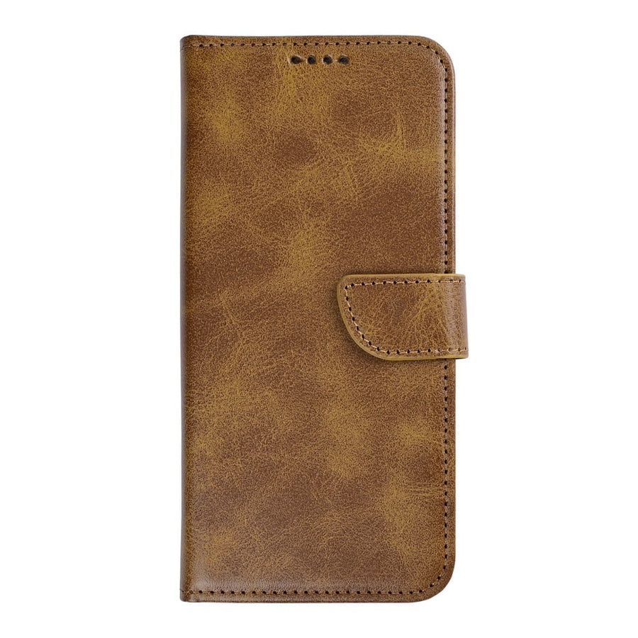 Étui Portefeuille Rixus pour Samsung Galaxy S26 FE - Marron Clair