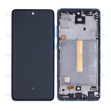Chassis + Ecran Officiel Service Pack + Vitre pour Samsung Galaxy A52 A525F / A52 5G A526B - Awesome Blue