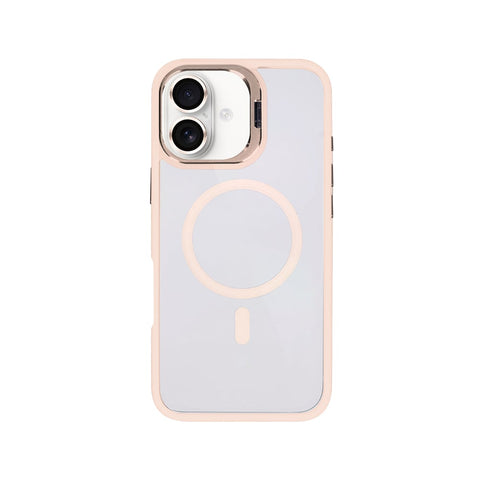 Étui Rixus Classic 03 avec MagSafe pour Apple iPhone 16 rose clair