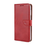 Rixus Bookcase pour Samsung Galaxy S21 5G Rouge foncé