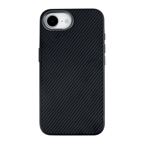 Coque Mag Carbon avec MagSafe pour Apple iPhone 16e Titanium Black