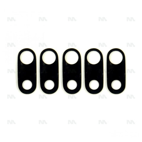 Verre pour appareil photo pour iPhone 8 Plus - Noir (5 pièces)