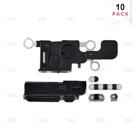 Ensemble de haut-parleurs et microphones compatibles pour Apple iPhone 16 (10 pièces)