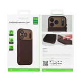 Coque de Protection Rixus ProShield pour Apple iPhone 15 Pro Max - Marron Foncé