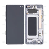 Chassis + Ecran Original Reconditionné + Vitre pour Samsung Galaxy S10 Plus G975F - Prism Black