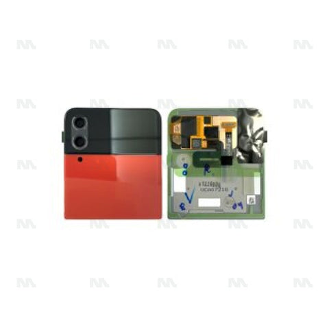 Ecran Officiel Service Pack + Vitre pour Samsung Galaxy Z Flip4 5G F721B Secondaire - Rouge