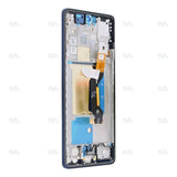 Chassis + Ecran Original Service Pack pour Motorola Edge 60 - Bleu